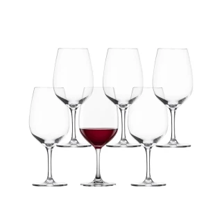 【ZWIESEL GLAS】ZWIESEL GLAS Congresso  波爾多紅酒杯 621ml 6入組(紅酒杯/白酒杯/玻璃杯/水晶杯)