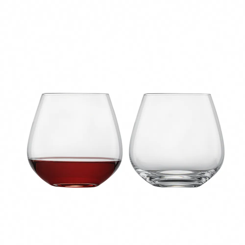 【ZWIESEL GLAS】ZWIESEL GLAS Vina 無梗酒杯 587ml 2入禮盒組(紅酒杯/萬用杯/水杯/品酒杯)