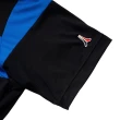 【LE COQ SPORTIF 公雞】高爾夫系列 男款黑色彈性運動風配色高機能防曬短袖POLO衫 QGT2J219