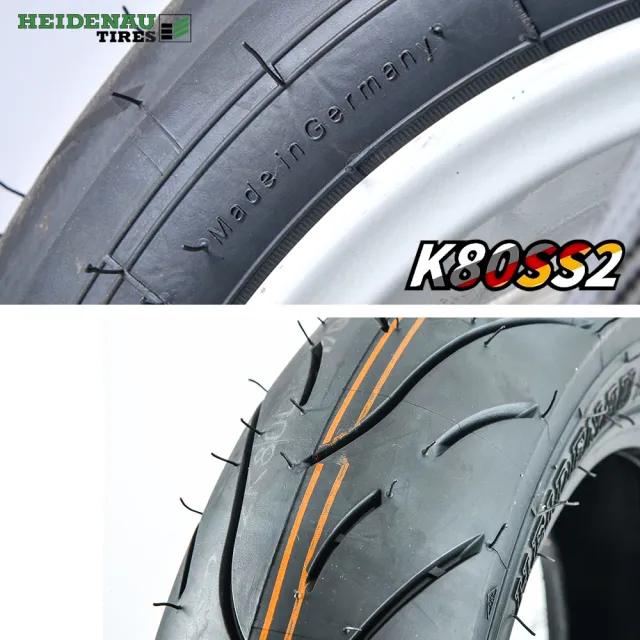 【德國 HEIDENAU 海德瑙】K80SS2 超黏賽道胎 12吋(120-80-12 65M 德國製)