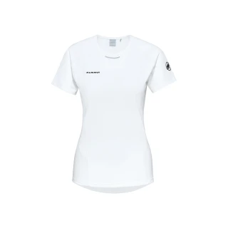 【Mammut 長毛象官方直營】Aenergy FL T-Shirt AF W 抗菌短袖排汗衣 白色 女款 #1017-04990