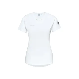 【Mammut 長毛象】Aenergy FL T-Shirt AF W 抗菌短袖排汗衣 白色 女款 #1017-04990