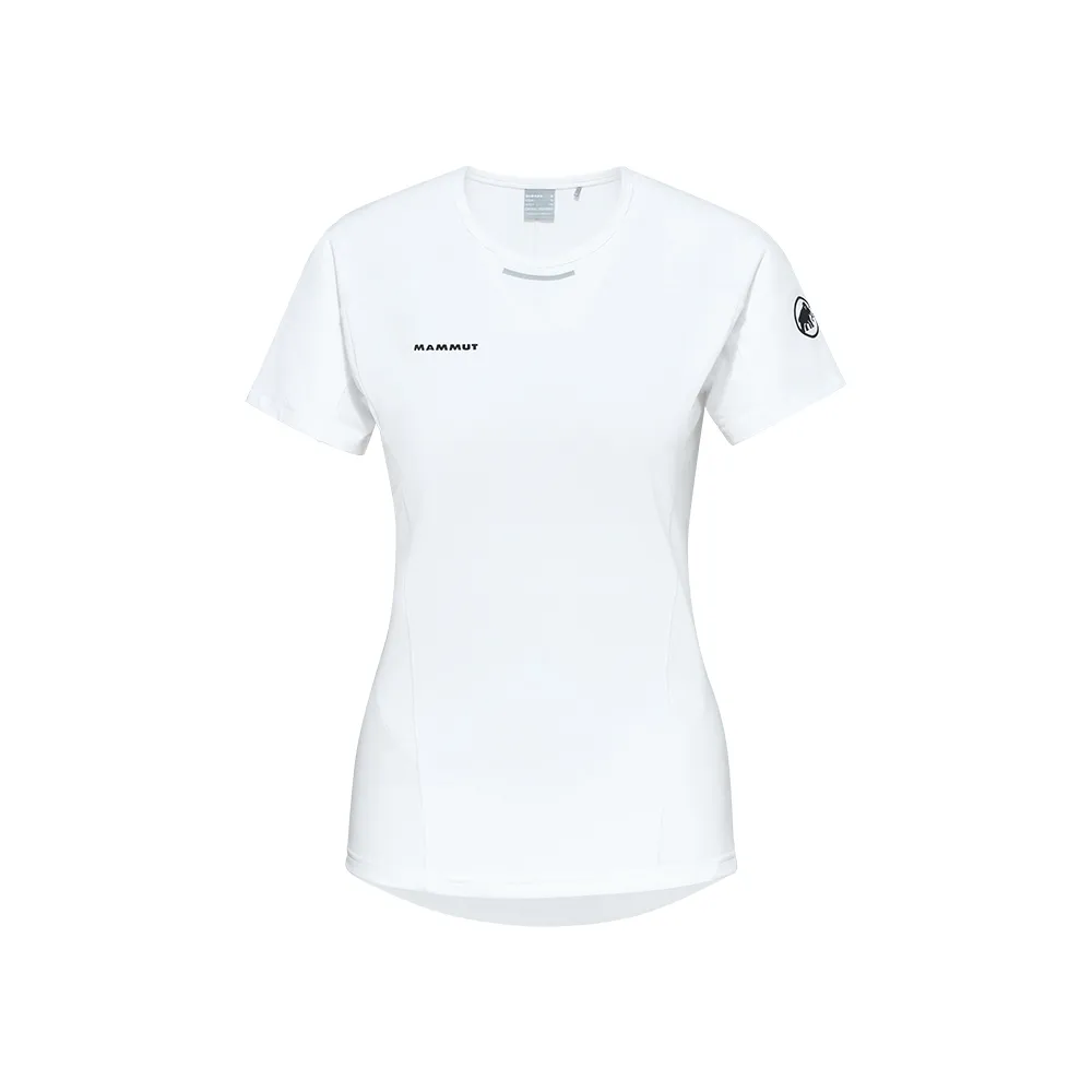 【Mammut 長毛象】Aenergy FL T-Shirt AF W 抗菌短袖排汗衣 白色 女款 #1017-04990