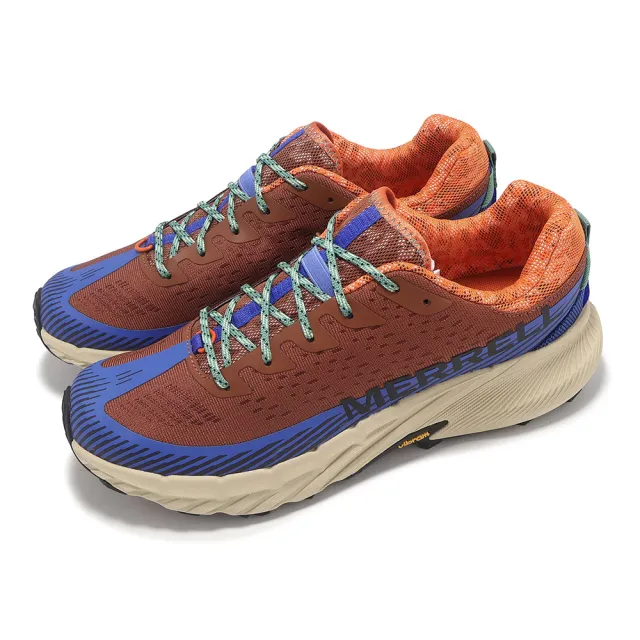 【MERRELL】越野跑鞋 Agility Peak 5 男鞋 女鞋 緩衝 抓地 橡膠大底 運動鞋 單一價(ML068236)