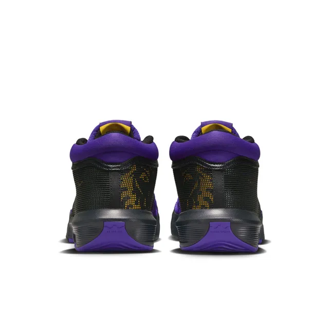 【NIKE 耐吉】運動鞋 籃球鞋 男鞋 LEBRON WITNESS 8 EP LBJ Lakers 黑 紫 緩震 包覆 實戰(FB2237001)