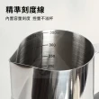 【時光萃豆】不鏽鋼拉花杯-600ml(拉花杯 拉花鋼杯 拉花 拉花咖啡杯 奶泡杯 刻度拉花杯)