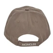 【MONCLER】品牌 LOGO 棒球帽-淺褐色(ONE SIZE)