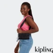 【KIPLING官方旗艦館】經典率性黑信封造型肩背包-LELIO B