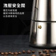 【時光萃豆】不鏽鋼摩卡壺-450ml(咖啡摩卡壺 手沖咖啡壺 義式壺 摩卡壺 咖啡壺 濃縮咖啡壺 露營咖啡壺)