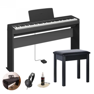 【Yamaha 山葉音樂】P145 88鍵數位鋼琴 附琴椅 防塵罩(送手機錄音線/耳機/鋼琴保養組/原保15個月)