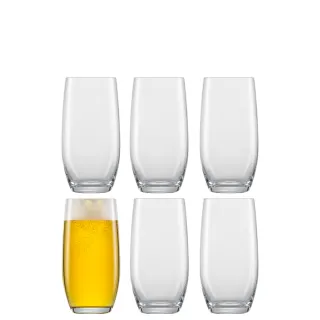 【ZWIESEL GLAS】ZWIESEL GLAS banquet 萬用水晶杯420ml 6入組(水杯/啤酒杯/品酒杯/調酒杯)