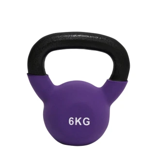 【AD-ROCKET】頂級鑄鐵壺鈴 KettleBell 軟壺鈴 軟式壺鈴 6公斤(紫色 超值兩入組)