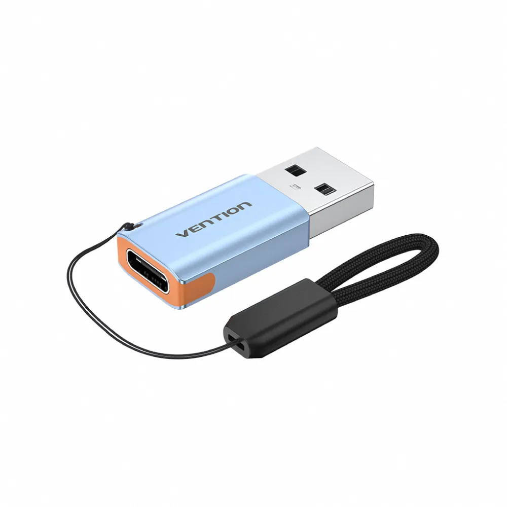 【VENTION 威迅】CUA 系列 USB 3.1 A公 對 C母 轉接頭 鋁合金款