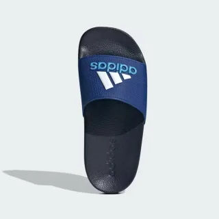 【adidas 愛迪達】ADILETTE SHOWER 運動拖鞋(IE2607 男童/女童 涼/拖鞋 兒童拖鞋 藍)
