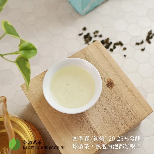 【茶源茗茶】四季烏龍150gx2包(生茶 球型烏龍茶 冷泡茶)