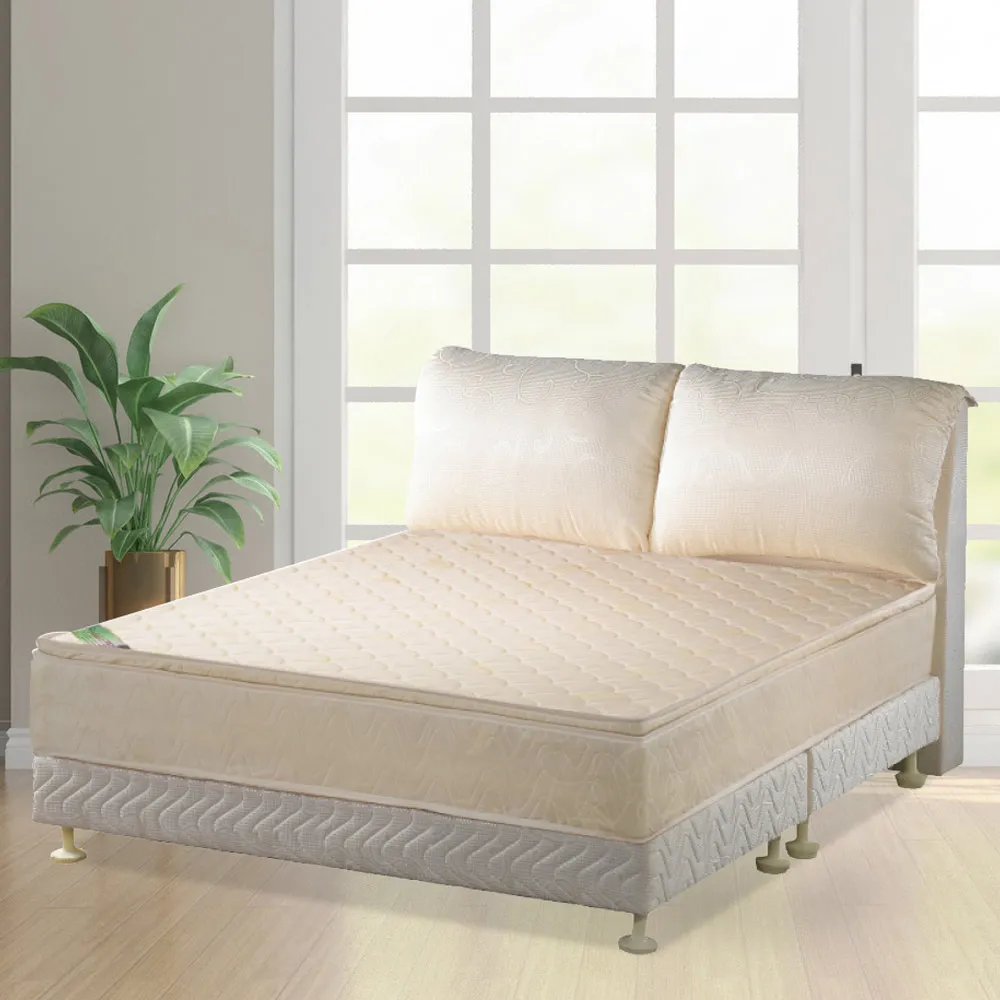 【睡夢精靈】秘密花園舒柔型乳膠三線獨立筒床墊(單人加大3.5尺)