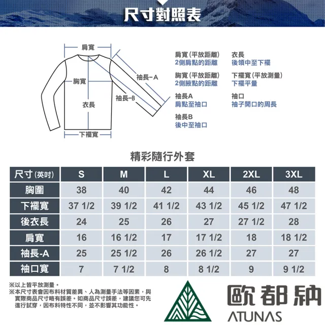 【ATUNAS 歐都納】中性款精彩隨行連帽風衣外套(A2GA2407N幾何天藍/抗UV防曬/透氣/戶外/休閒旅遊/日常穿搭*)