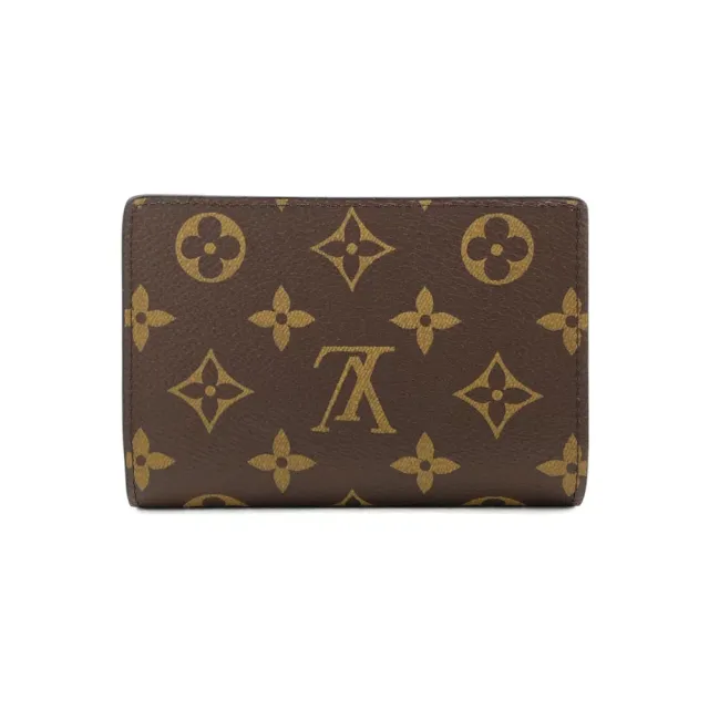 【Louis Vuitton 路易威登】M69432 經典雙色Monogram帆布Juliette對開扣式錢包零錢中夾(雙色)