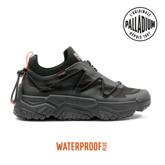 PalladiumPalladium OFF-GRID LO ZIP WP+輪胎橘標拉鍊低筒防水靴/休閒鞋-男鞋/女鞋-黑(79112-001)