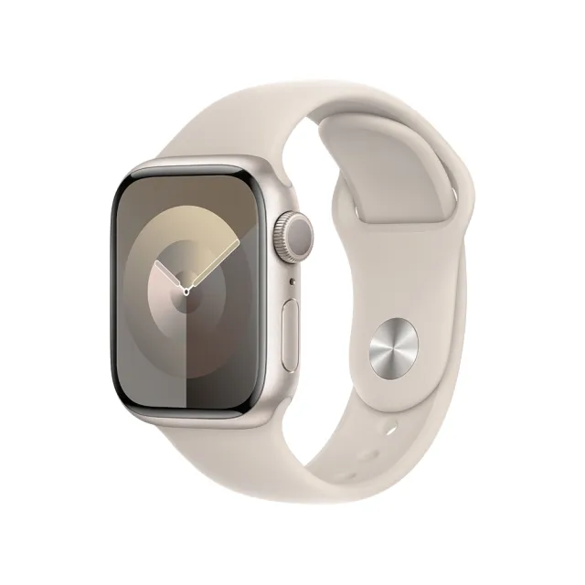 金屬錶帶組【Apple】Apple Watch S9 GPS 41mm(鋁金屬錶殼搭配運動型錶帶)