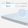 【House Door 好適家居】藍晶靈記憶床墊-日本大和抗菌表布10cm厚(雙大6尺 贈工學枕)
