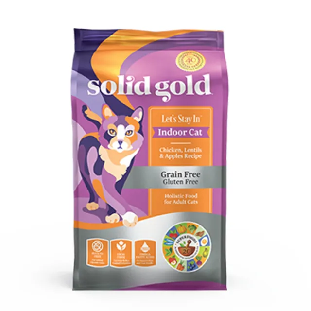 【Solid gold 素力高】超級貓糧 12lbs/5.44kg(貓飼料、貓乾糧)