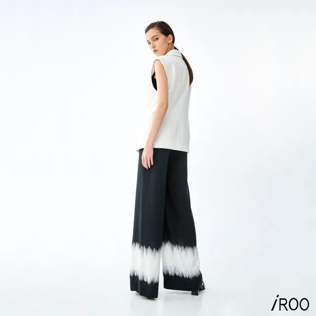 【iROO】翻領西裝式背心外套