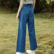 【OUWEY 歐薇】復古寬版牛仔褲(藍色；S-L；3242258608)