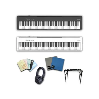 【ROLAND 樂蘭】鋼琴家最理想的選擇 88鍵便攜式電鋼琴 含輕型琴架／FP-30X(數位鋼琴 電子琴 鋼琴 FP30X)