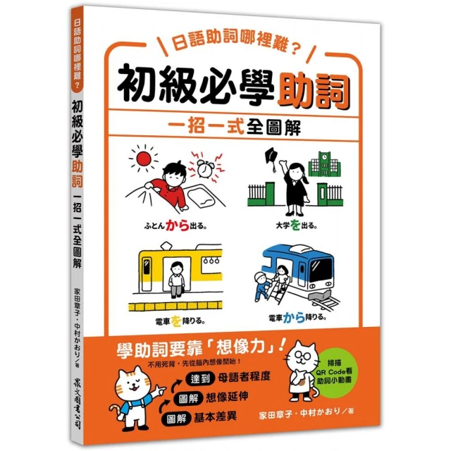 日語助詞哪裡難？初級必學助詞 一招一式全圖解