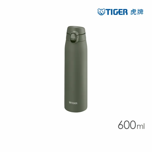 【TIGER虎牌】夢重力超輕量_彈蓋不鏽鋼保溫杯 600ml(MCT-T060保溫瓶)