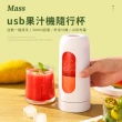 【Mass】usb無線隨行杯冰沙果汁機 攜帶式榨汁調理機(300ml)