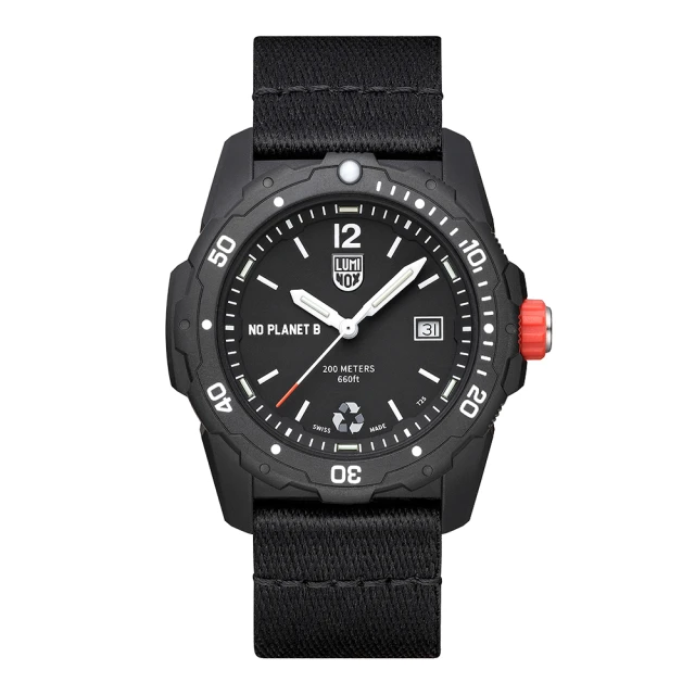 LUMINOX 雷明時 Bear Grylls NO PLANET B貝爾荒野求生腕錶3722ECO