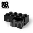 【LEGO 樂高】Room Copenhagen LEGO☆ Storage Brick 8樂高積木經典方塊八抽屜盒-黑色(樂高收納盒)
