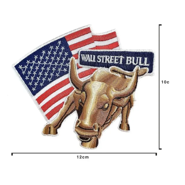 【A-ONE 匯旺】紐約華爾街銅牛Wall Street Bull冰箱磁鐵+華爾街銅牛布標2件組特色地標 3D立體(C5+154)