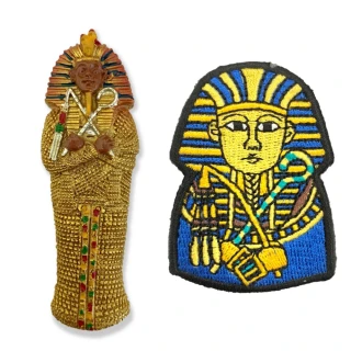 【A-ONE 匯旺】埃及法老 造型磁鐵+埃及 法老☆袖標2件組特色3D磁鐵 創意地標磁鐵(C4+278)