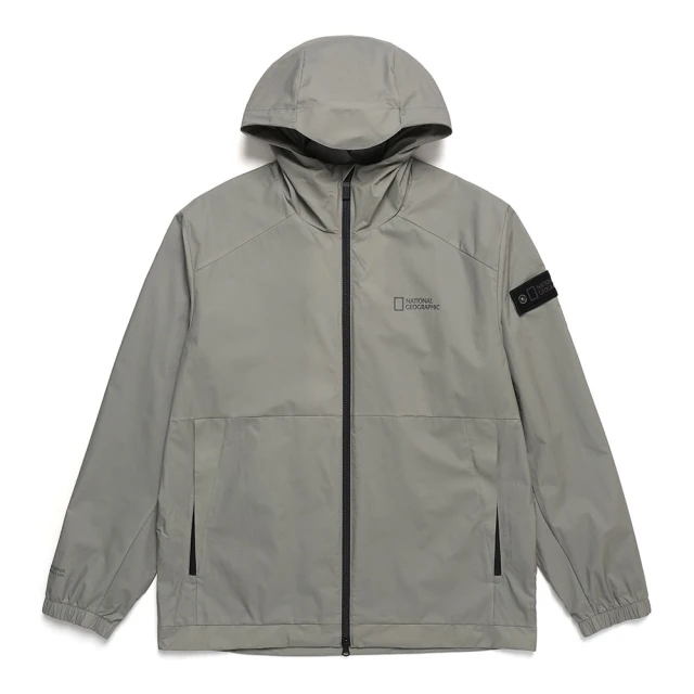 National Geographic 國家地理 男女同款URBAN CITY WINDSTOPPER BY GORE-TEX LAB 防風外套 -卡其色