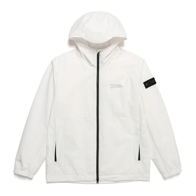 National Geographic 國家地理 男女同款URBAN CITY WINDSTOPPER BY GORE-TEX LAB 防風外套-白色