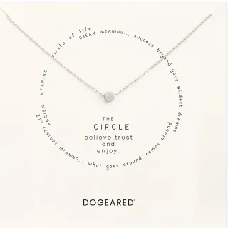 【Dogeared】銀色豆豆 許願項鍊 Circle Necklace(祈願項鍊)