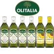 【Olitalia奧利塔】特級初榨橄欖油+葵花油料理組(750mlx6瓶)