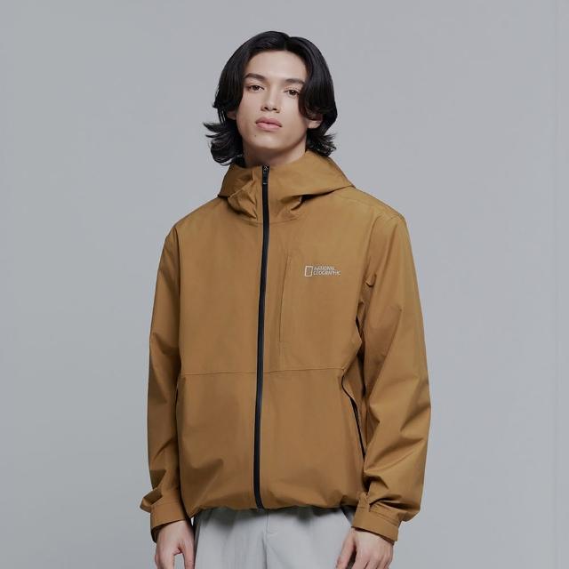 【National Geographic 國家地理】男女同款 GORE-TEX URBAN CITY 防水外套 - 咖啡色(防水防風/GORETEX)