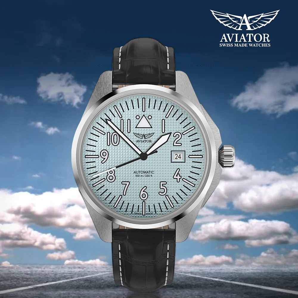 【AVIATOR 飛行員】AIRACOBRA P43 飛行風格 機械錶 男錶 手錶(V.3.39.0.337.4)
