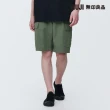 【MUJI 無印良品】男撥水加工彈性工作短褲(共5色)