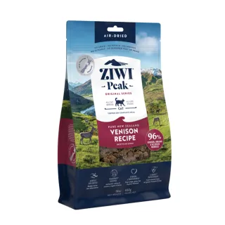 【ZIWI巔峰】鮮肉貓糧-鹿肉 400g(貓飼料/全齡貓/寵物食品/生食/肉片)