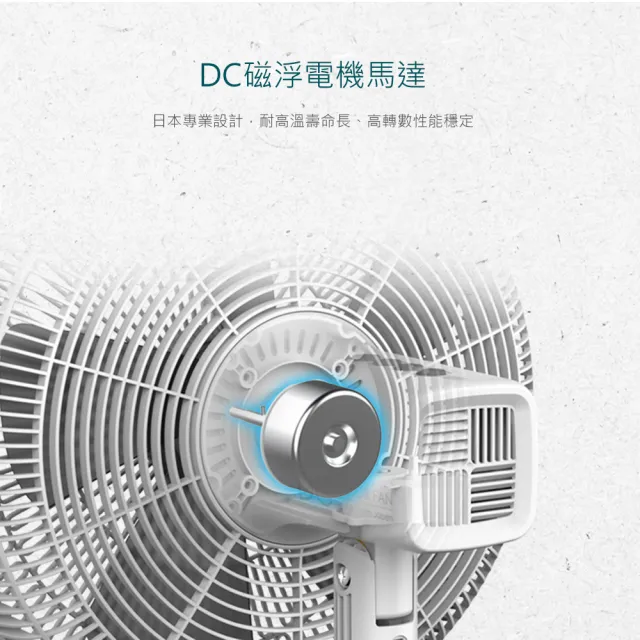 【DIKE】14吋遙控擺頭DC智能變頻風扇-☆管(HLE100WT-1)