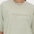 【NEW BALANCE】NB 短袖上衣 短袖上衣 寬鬆 休閒 寬版 女 綠色(WT41555OVN-F)