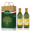 【Olitalia奧利塔】特級初榨橄欖油750mlx2瓶+頂級芥花油750mlx2瓶(禮盒組)