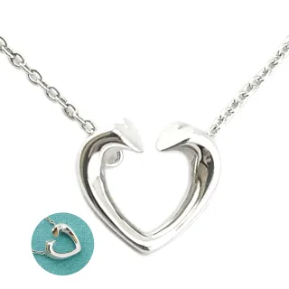 【Tiffany&Co. 蒂芙尼】925純銀-Tenderness Heart 帕洛瑪迷你款心型項鍊(展示品)