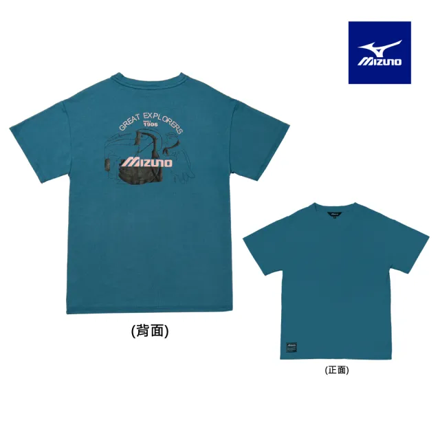 【MIZUNO 美津濃】休閒女短袖T恤 D2TAB224XX（任選一件）(T恤)