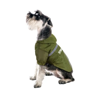 【Petvibe】中小型犬連帽雨衣(狗雨衣/寵物雨衣/摺疊雨衣/反光雨衣/防水雨衣/透氣雨衣/柴犬雨衣)